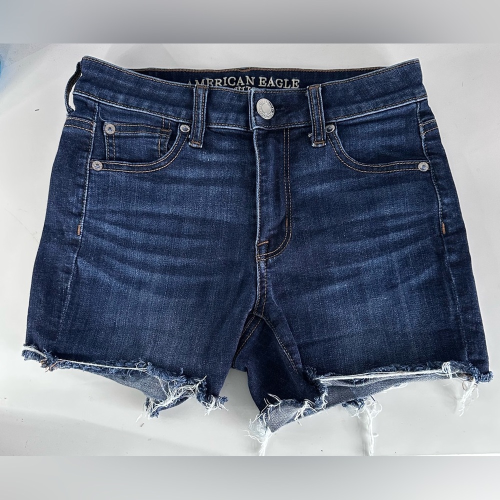 American Eagle Dark Denim Shorts